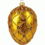 Christmas ornaments Faberge inspired collection 4 different ones