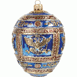 Christmas ornament Faberge Imperial Napoleon Egg 10cm