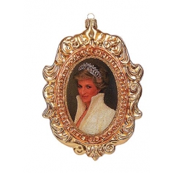 Diana, Princess of Wales christmas ornament, 10cm 4 inch